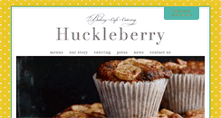 Desktop Screenshot of huckleberrycafe.com