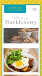 Mobile Screenshot of huckleberrycafe.com